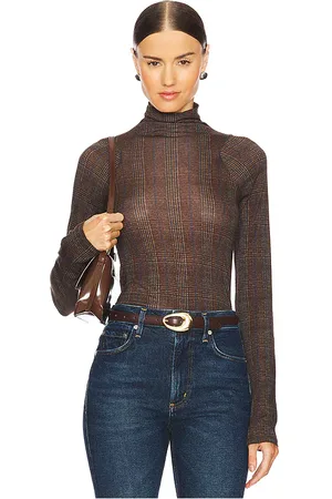 RAG&BONE Shaw Tee in Brown. - size L (also in S)