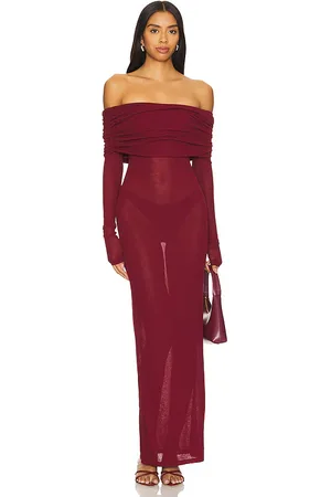 superdown Chantal Sheer Gown in . - size L (also in M, S, XL)