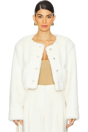 MAJORELLE Vittoria Faux Fur Jacket in . - size L (also in M, S, XL, XS, XXS)
