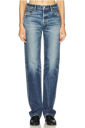 Moussy Sumterville Straight in Denim-Medium. - size 24 (also in 27)