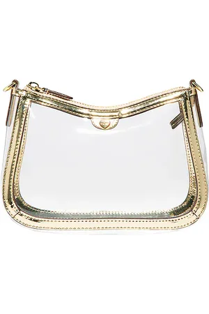Stoney Clover Lane Curved East/west Crossbody in Metallic Gold.
