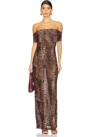 superdown Niko Maxi Dress in Brown. - size S (also in XXS)