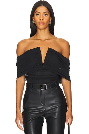 WeWoreWhat Ruched Off Shoulder Bodysuit in . - size S (also in XS)