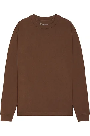 OUTERKNOWN Big Heavy Tee in Brown. - size L (also in XL/1X)