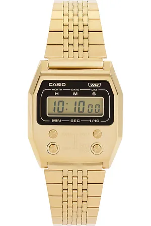 Casio Premium Vintage A1100 Series Watch in Metallic .