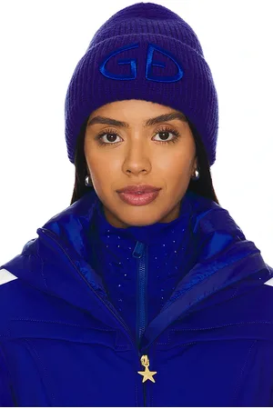 Goldbergh Valarie Beanie in Blue.