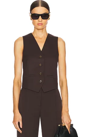 Samsøe Samsøe Saramona Vest in Brown. - size L (also in M, S, XL, XS)