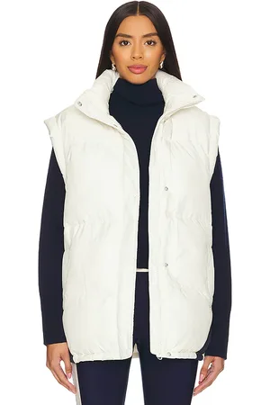 The Upside Pinnacle Oslo Puffer Gilet in Ivory. - size S (also in XS)
