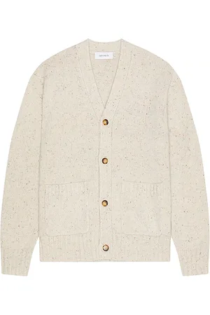 Les Deux Gary Fleck Wool Cardigan in Cream. - size L (also in S, XL/1X)