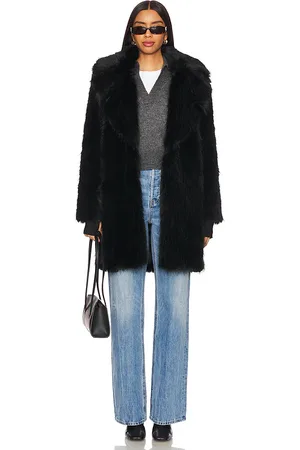 SAM. Faux Fur Mid Coat 34 in . - size M (also in S)
