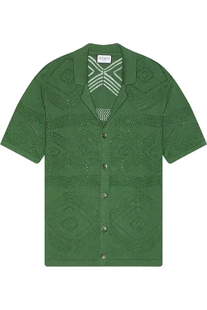 Runaway The Label Liam Shirt in Green. - size L (also in M, S, XL/1X)