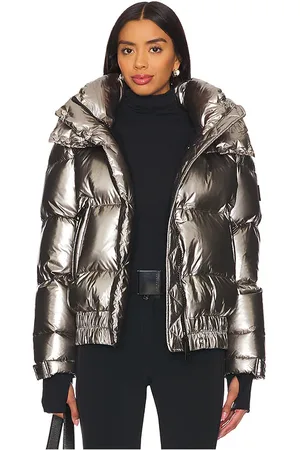 SAM. Stormi Down Jacket in Metallic Silver. - size L (also in M, S, XS)