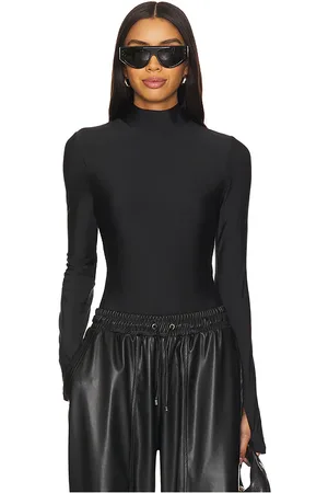 Heroine X Mona Kattan Mock Neck Bodysuit in . - size L (also in M, S, XL, XS)