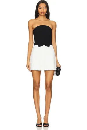 SANS FAFF Monaco Mini Dress in Black. - size L (also in S, XS)