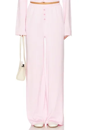 SNDYS X REVOLVE August Button Pants in Blush. - size L (also in M, S, XL, XS, XXL, XXS)