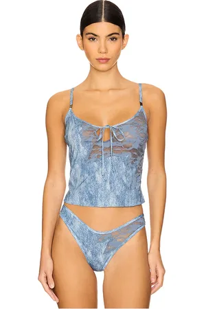Diesel X Savage X Fenty Lace Sleep Cami in Slate. - size L (also in M, S, XL, XS)