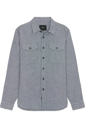 Rails Burr Shirt in Denim-Light. - size L (also in M, S, XL/1X)