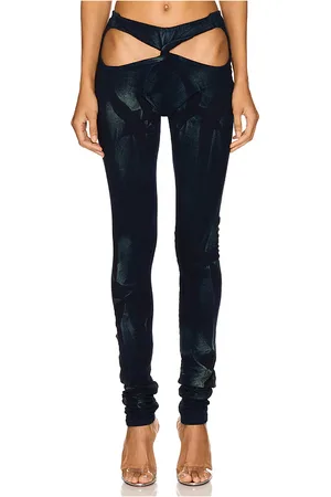 Masha Popova Bows Leggings in Navy. - size S (also in XS)