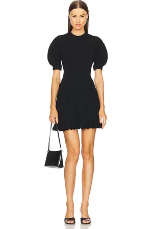 ULLA JOHNSON Talie Dress in Black. - size L (also in M, XL, XS)