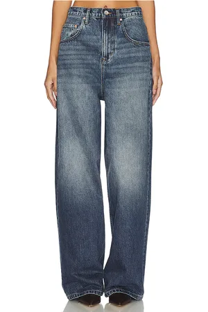 GRLFRND Enya Drop Rise Jeans in Denim-Dark. - size 23 (also in 24, 25, 26, 27, 28, 29, 30, 31)