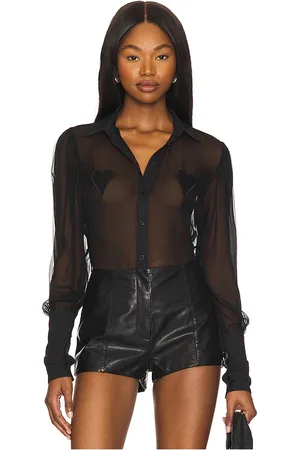 Fiorucci Balloon Sleeve Heart Bodysuit in . - size L (also in M, S, XL)