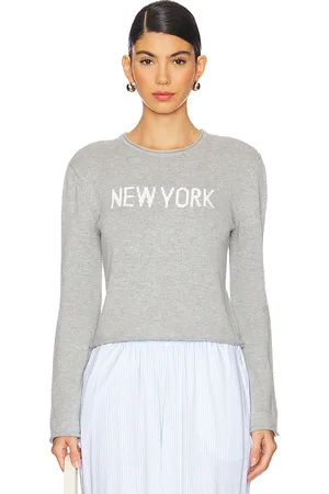 Frankies Bikinis Kennedy Knit Sweater in Light Grey. - size S (also in XS)