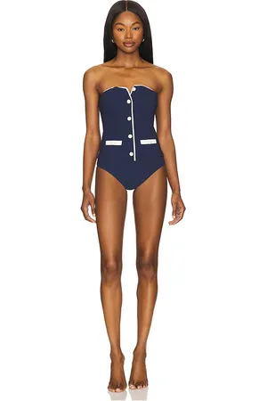 Simkhai Scout Bustier One Piece in Navy. - size L (also in S)