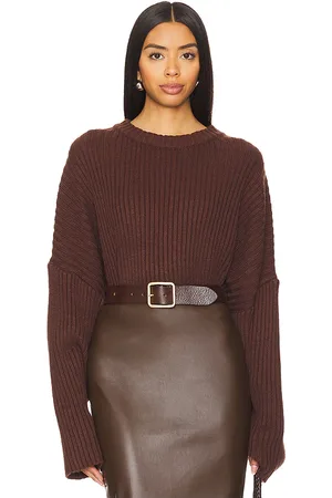 LBLC The Label Telo Sweater in Brown. - size L (also in M, S, XS)