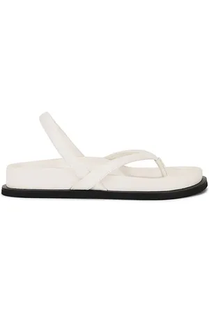 St Agni Sling Back Thong Sandal in Cream. - size 36 (also in 39, 41)