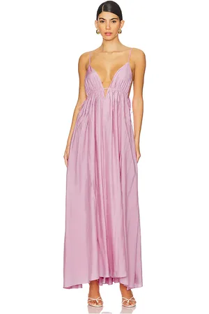 Simkhai Josephine V-neck Maxi Dress in Blush. - size M (also in S)