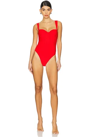 Simkhai Kyle Bustier One Piece in Red. - size S (also in XS)