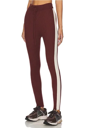Varley Aiden Knit Legging in Burgundy. - size M (also in S, XS)
