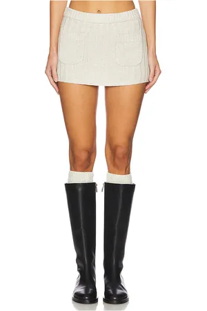 Frankies Bikinis Ashton Knit Skort in . - size L (also in S, XS)