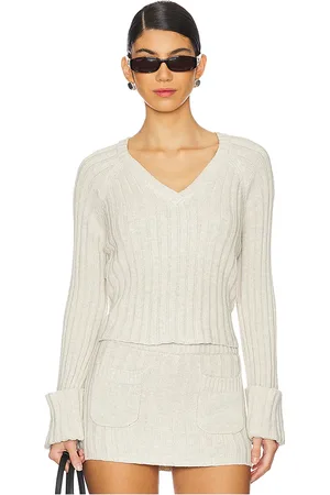 Frankies Bikinis Ashton Knit Sweater in . - size L (also in XS)