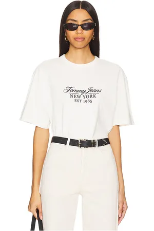 Tommy Hilfiger Script Ny Tee in White. - size L (also in M)