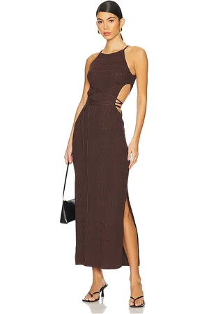 DEVON WINDSOR Monroe Dress in Brown. - size L (also in M)