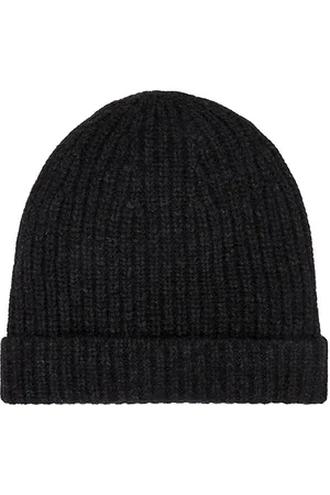 NAADAM Cashmere Marled Beanie in Grey.