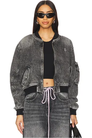 Icon Denim Ivy Denim Bomber in . - size L (also in M, S, XS)