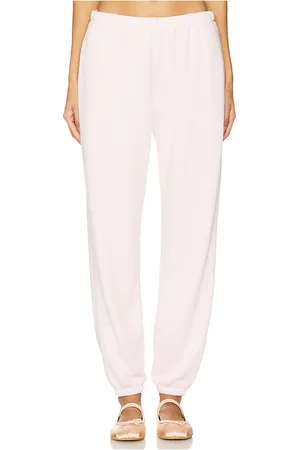 MONROW Relaxed Sweatpants in Pink. - size L (also in M, XXS)