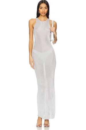 DANIELLE GUIZIO Odette Dress in Metallic . - size M (also in XXL)