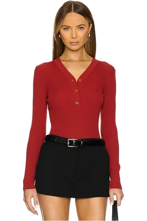 Samsøe Samsøe Saleonore V-neck in Red. - size L (also in M)