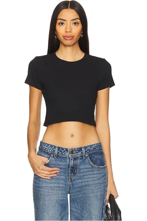 Leset Kelly Crop Slim Fit Tee in . - size L (also in M, XS)
