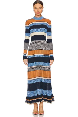 ULLA JOHNSON Evangeline Dress in Black. - size L (also in M, S, XS)