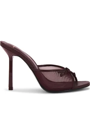 BLACK SUEDE STUDIO Luna 100 Mule in Wine. - size 39 (also in 40)