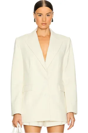 SER.O.YA Acadia Blazer in Cream. - size L (also in M, S, XS)