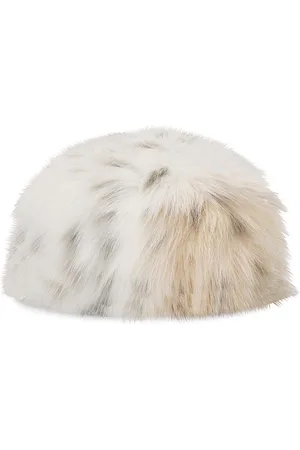 Unreal Fur Natasha Hat in Cream.