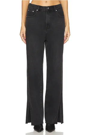 ONE TEASPOON Low Slung Straight Leg Billie Jean in Black. - size 27 (also in 28, 30, 31, 32)