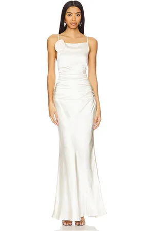 Runaway The Label Pianni Maxi Dress in Ivory. - size L (also in XL, XS)