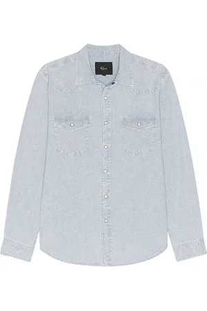 Rails Roy Button Down Shirt in Blue. - size L (also in M, S, XL/1X)