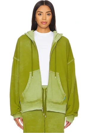 Cotton Citizen Boston Zip Hoodie in Green. - size L (also in M, S, XS)